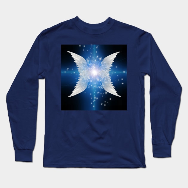 Angel winged star Long Sleeve T-Shirt by rolffimages